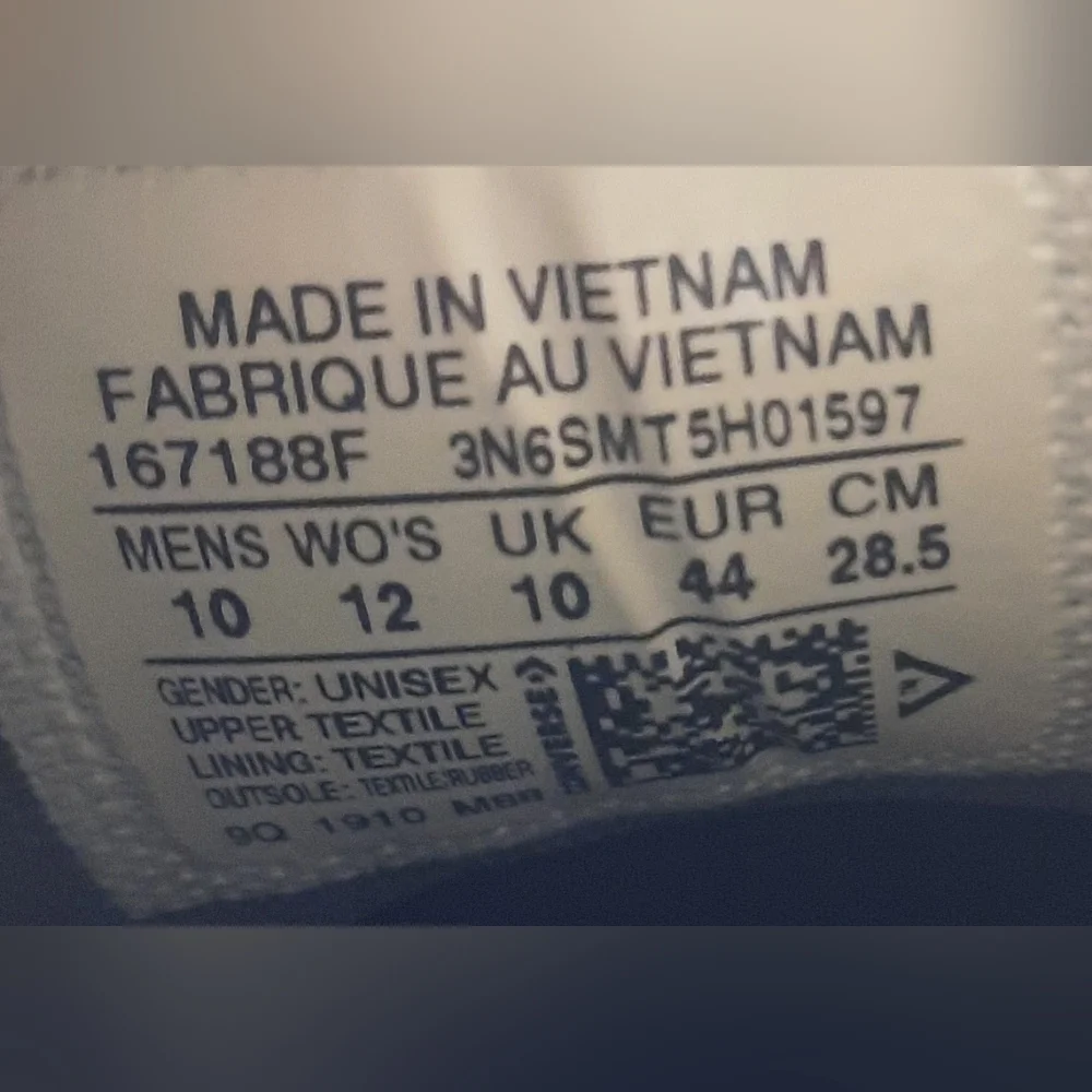 Converse All Star Chuck Taylor Unisex Hightops Mens Size 10 Womens 12 Gray Blue - Picture 8 of 11